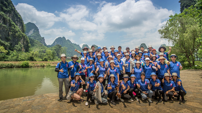 東恒華道酶制劑旅游季，德天瀑布、通靈大峽谷快樂前行!